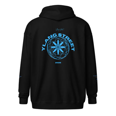 Sweat à capuche Ylang Street NIGHT RUN — Collection Îles — visuel produit